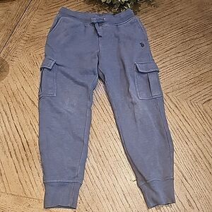 Gray blue jogger size 6/7 U.S. Polo Assn.